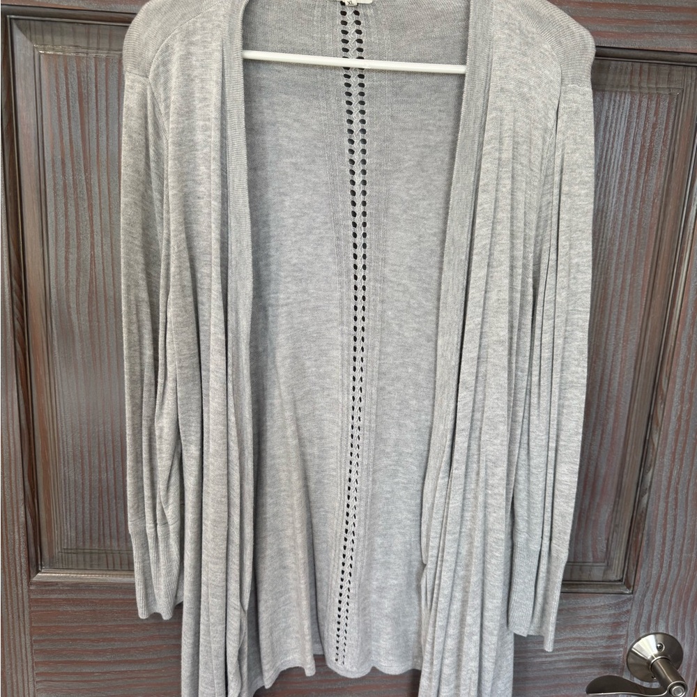 Maurices Light Gray Women's Cardigan